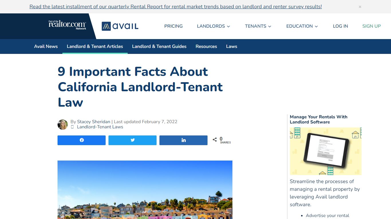 9 Important Facts About California Landlord-Tenant Law | Avail